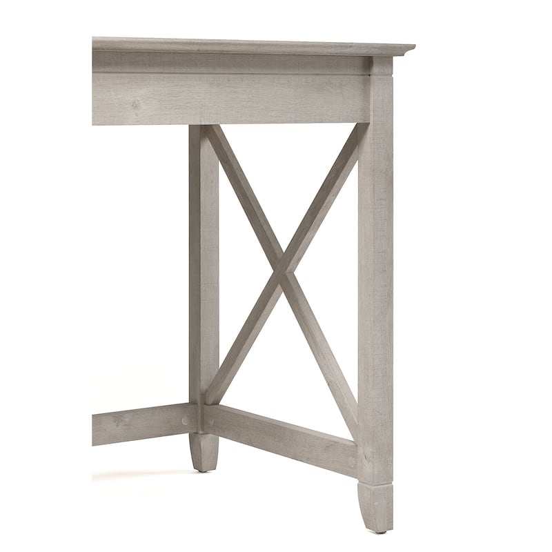 Key West 60W L Shaped Desk with Mobile File Cabinet by Bush Furniture