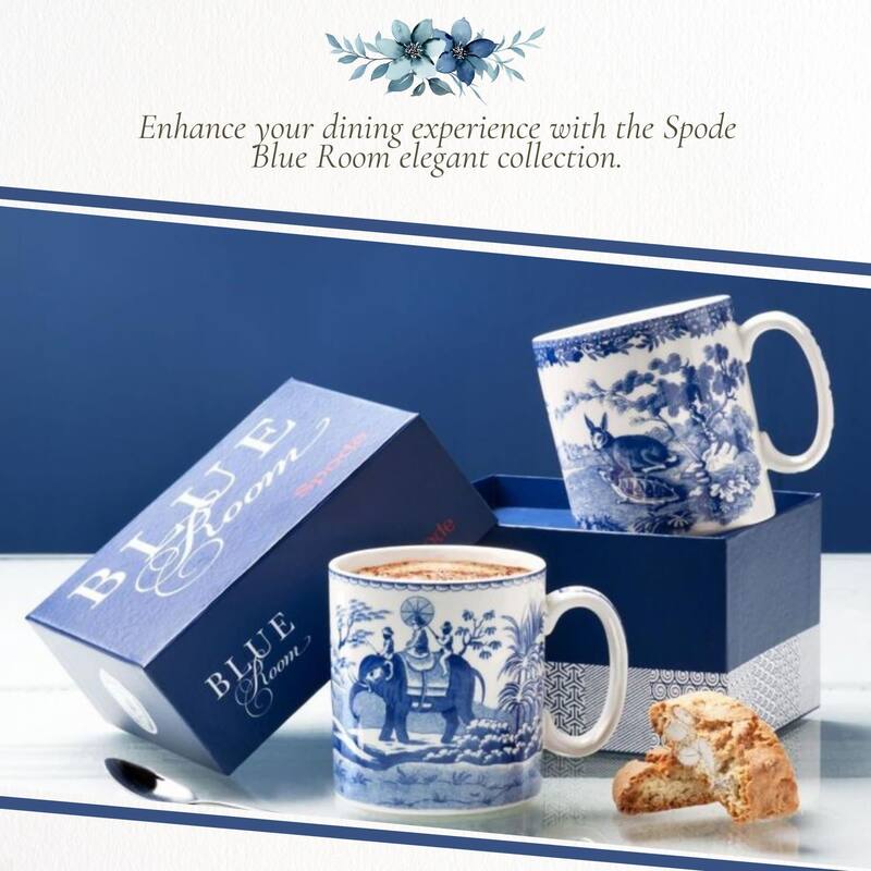 Spode Blue Room Aesops Fable Mug