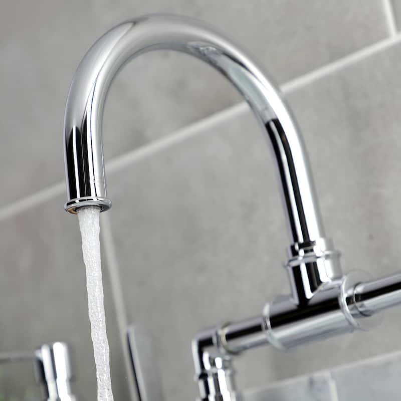 Kingston Brass Whitaker Bridge Bathroom Faucet