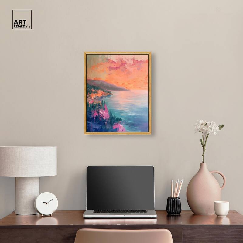 Tropical Twilight III Canvas by Art Remedy
