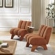 preview thumbnail 37 of 47, Art Leon Set of 2 Comfortable Armless Accent Chair Sectional