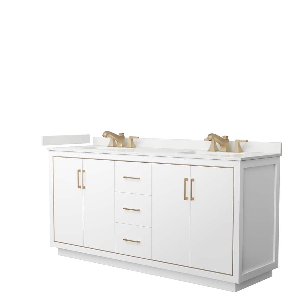 Icon 72-inch Double Vanity, Quartz Top