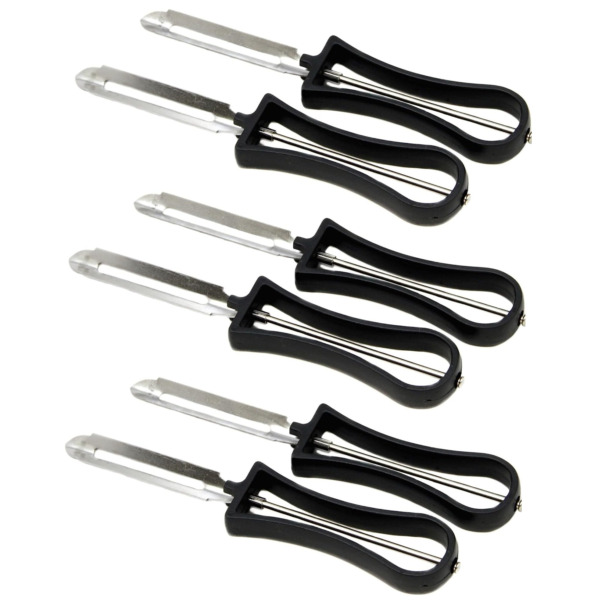 Chef Craft 2pc Classic Stainless Steel Blade Potato / Vegetable Peeler Set