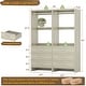 preview thumbnail 67 of 81, Cimly Closet System with Wood Drawers and Hanging Rods, Organizer Wardrobe for Walk-in and Reach-in Closet