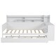 preview thumbnail 21 of 54, Roomfitters Wooden Twin/Full Size Daybed with Storage Shelves, Multi-functional Bed with Twin Size Trundle Bed and Study Desk