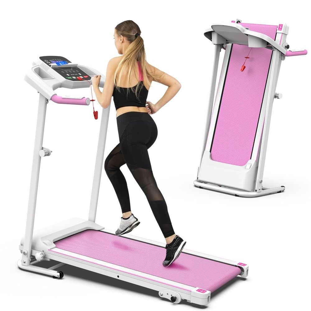 Vevor folding smart treadmill digital electric walking pad fitness training top