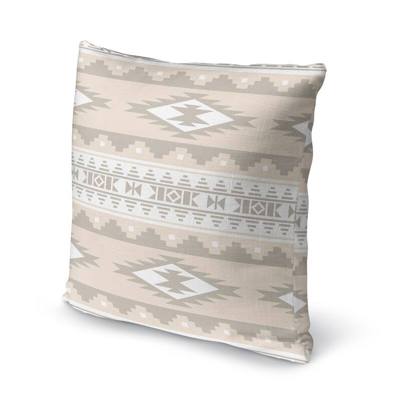 Kavka Designs tan cherokee accent pillow with insert Bed Bath