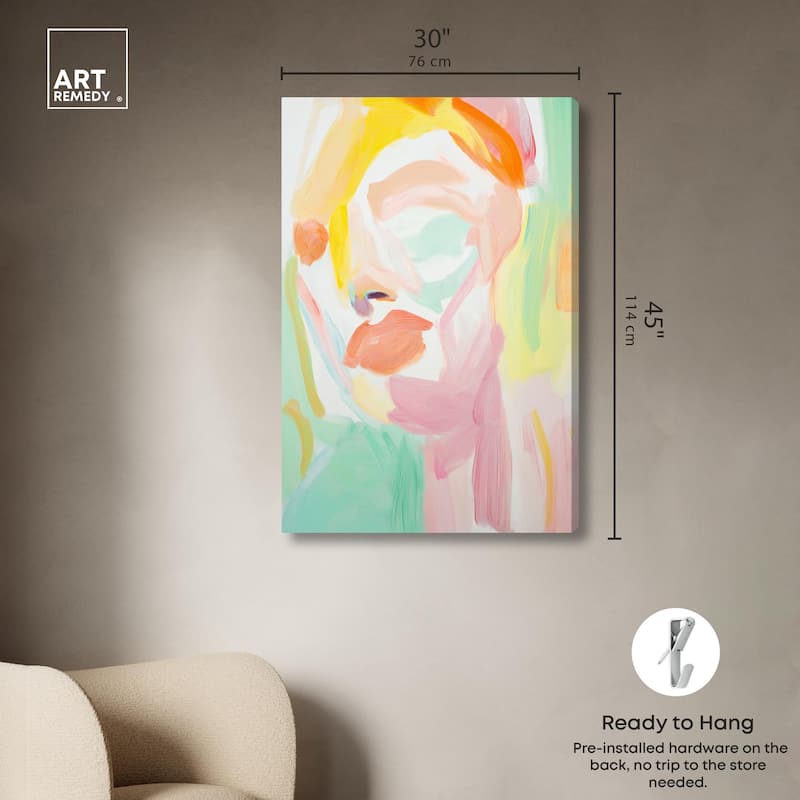 Hues of Emotion I Canvas by Art Remedy, Gallery Wrapped