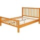 preview thumbnail 25 of 53, Hampton Wooden Platform Bed with Slatted Headboard and Footboard