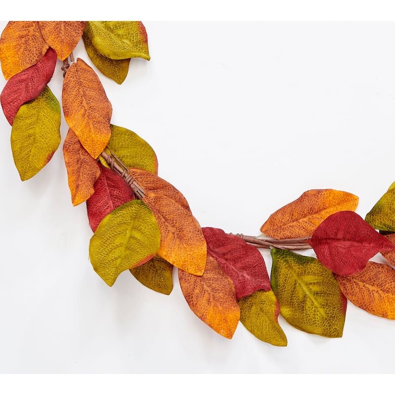 6' Artificial Fall Leaves Garland