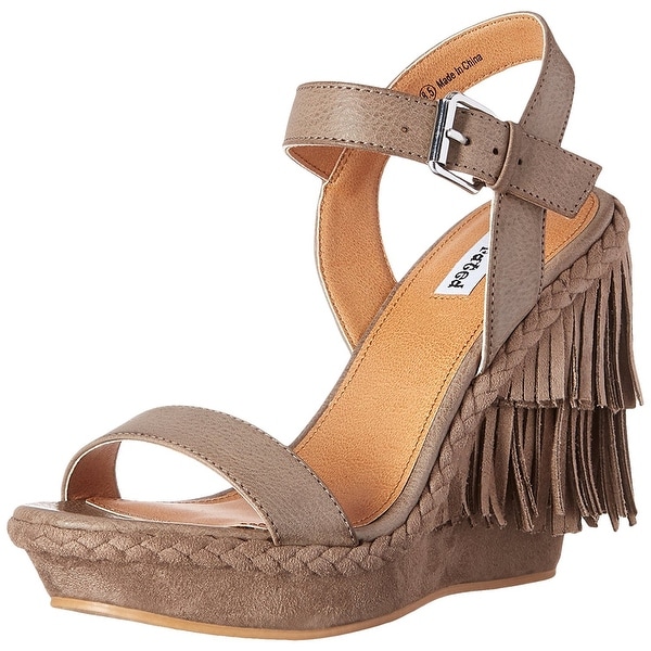 Not Rated Womens Roaring Ruby Open Toe Casual Platform Sandals TAUPE Size 100 Not Rated Womens Roaring Ruby Open Toe Casual Platform Sandals TAUPE Size 100