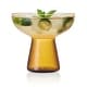 preview thumbnail 3 of 3, Mikasa Set of 4 Phoebe Margarita Cocktail Glass, 18 Oz, Amber