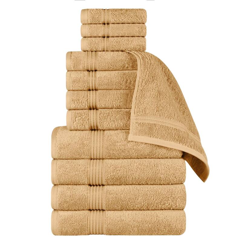 Superior Heritage Egyptian Cotton Absorbent 12-Piece Towel Set