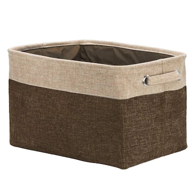Sorbus Collapsible Basket With Handles For Towels & Clothes (Single) - 15" L x 10.75" W x 9.50" H