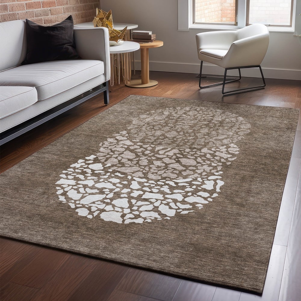 Premium Washable Super Soft Modern Fragments Mayfield Rug