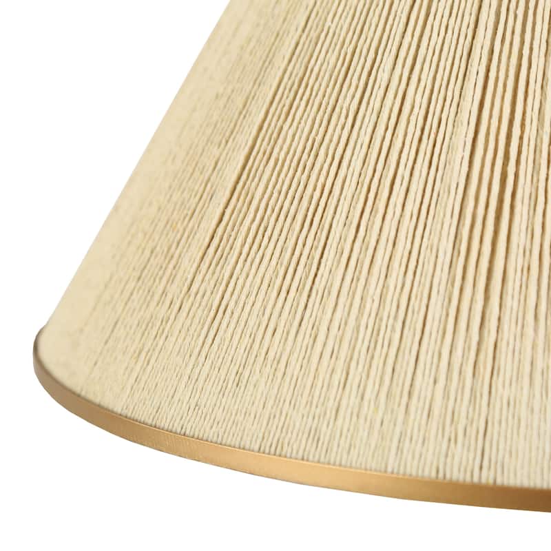 Modern Farmhouse 1-Light Gold Nature Pendant Light for Kitchen Island Dining Room - Nature&Gold - 20.5"Dx11"H
