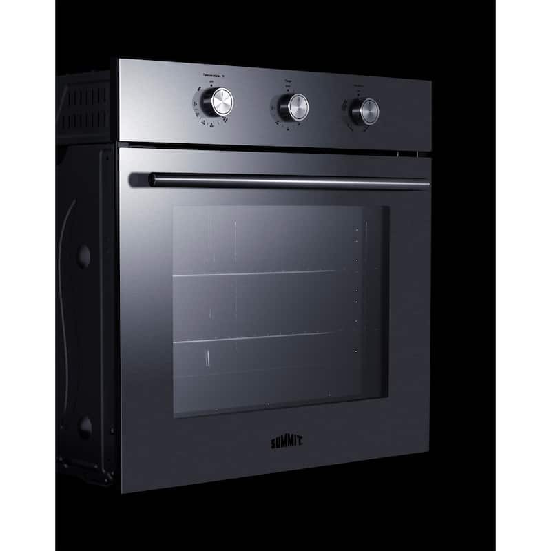 Summit SGW243 24" Wide 2.3 Cu. Ft. Single Oven with Rotisserie