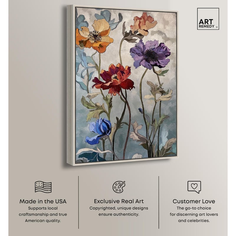 Hued Blossom I Canvas by Art Remedy