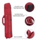 preview thumbnail 18 of 26, GSE™ 3x4 Soft Billiard Pool Cue Stick Carrying Bag, Billiard Cue Case Holds 3 Butts/4 Shafts (4 Colors)