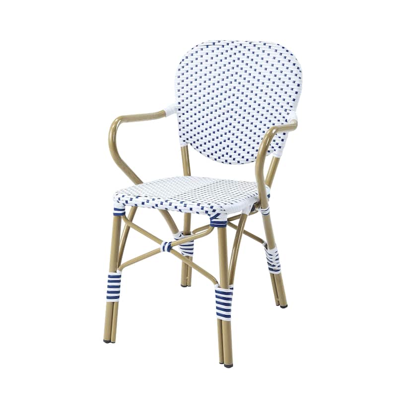 Courtnie French Country 3-Piece Aluminum Outdoor Bistro Set by Furniture of America