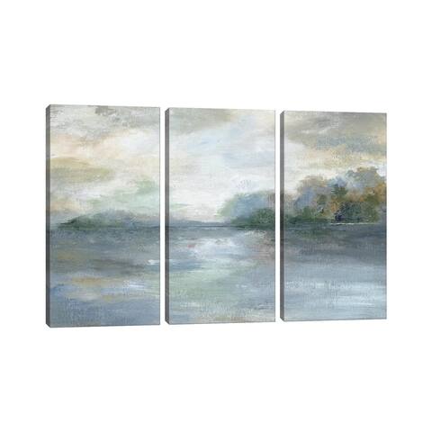 iCanvas "Blue Ethereal" by Nan 3-Piece Canvas Wall Art Set