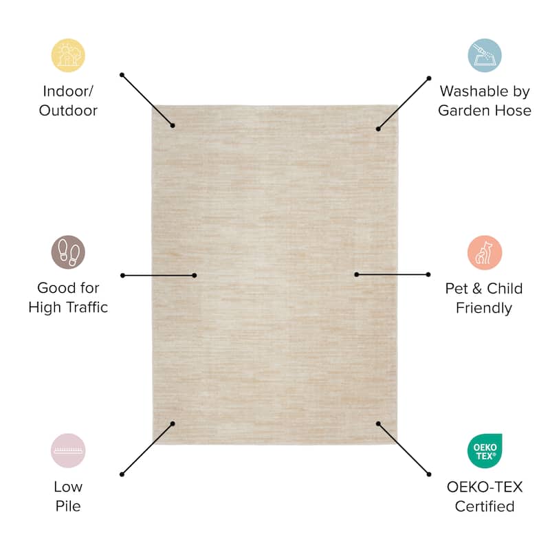 Nourison Essentials Indoor/Outdoor Moroccan Area Rug