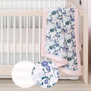 aden + anais Essentials 3-piece bedding, pink Flowers Bloom