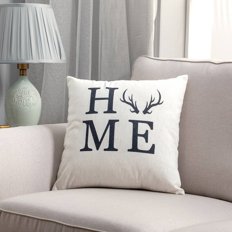 Cottage Icons throw pillow - set of 2