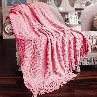 Knitted Tweed Couch Throw