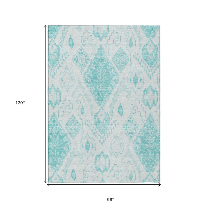 HomeRoots Moroccan Transitional Rectangle Outdoor Rug