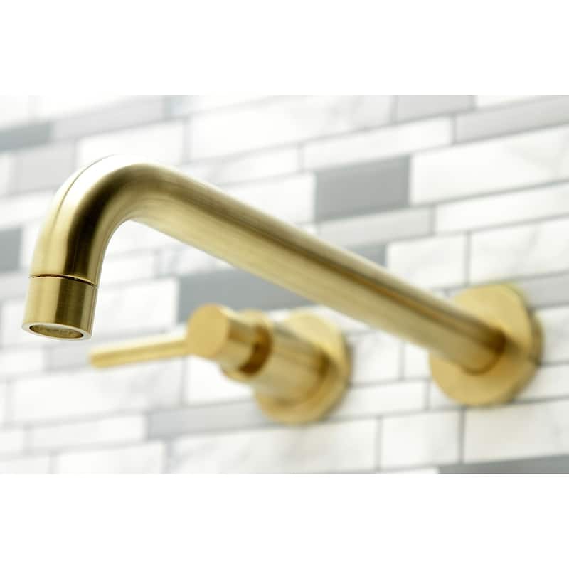 Kingston Brass Concord 3-Hole Wall Mount Roman Tub Faucet