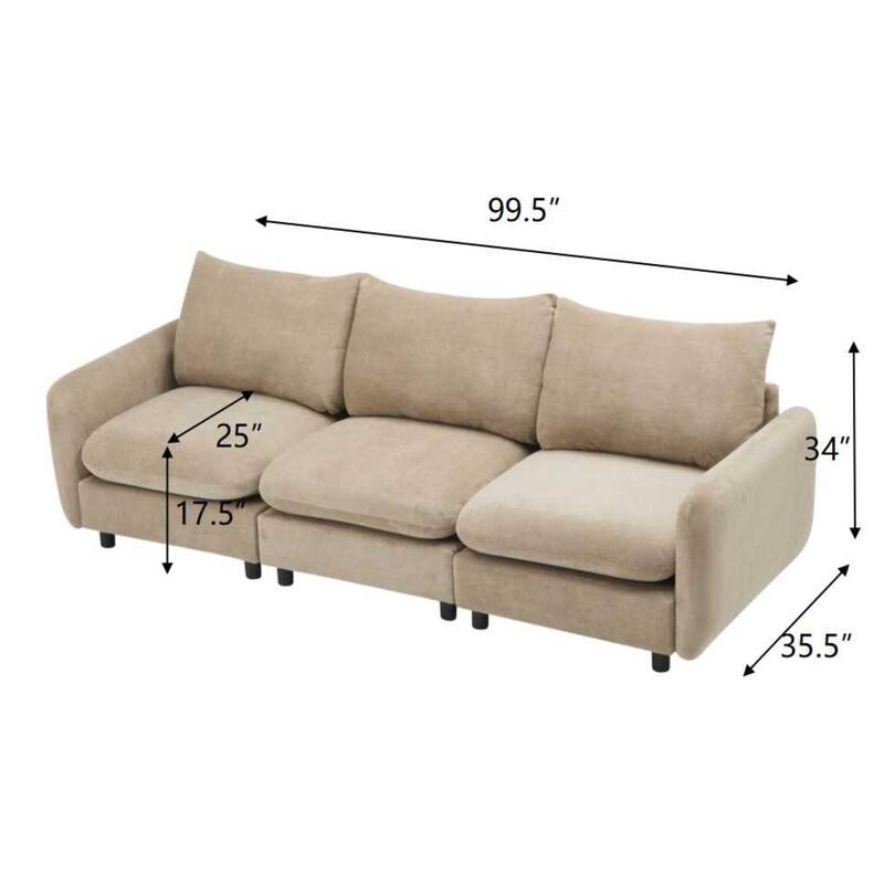 Christopher Knight Home - Evi Modern Modular Upholstery Sectional Sofa
