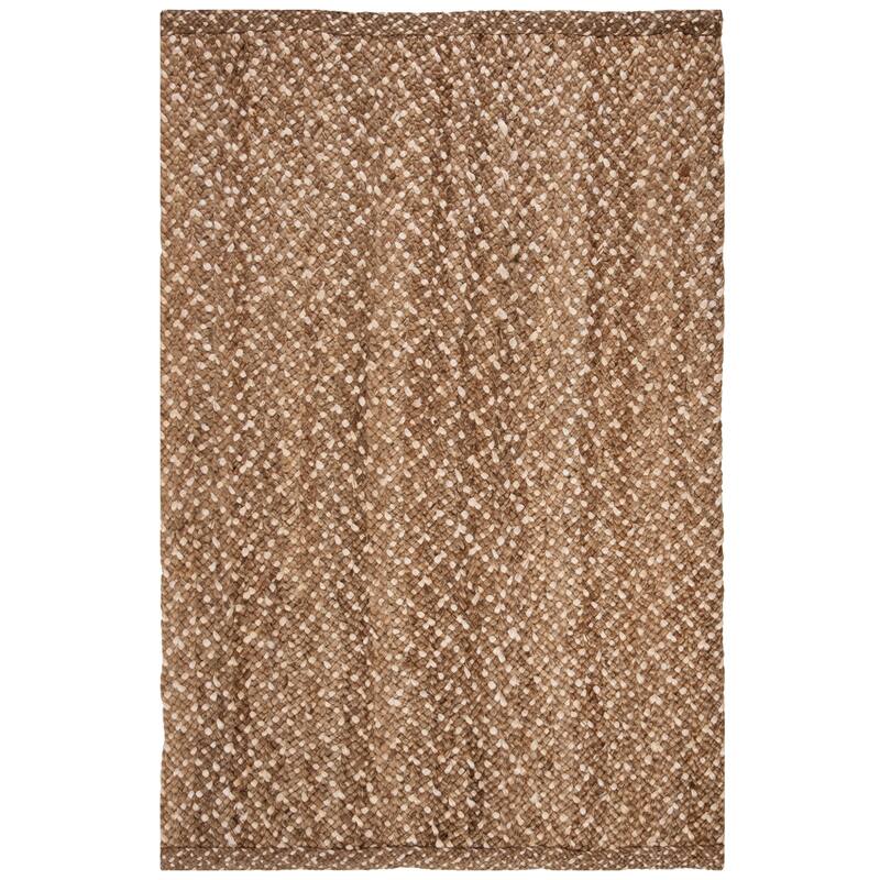 Lauren Ralph Lauren Handmade Two Color Braid Jute Rug - 8' x 10' - Creme