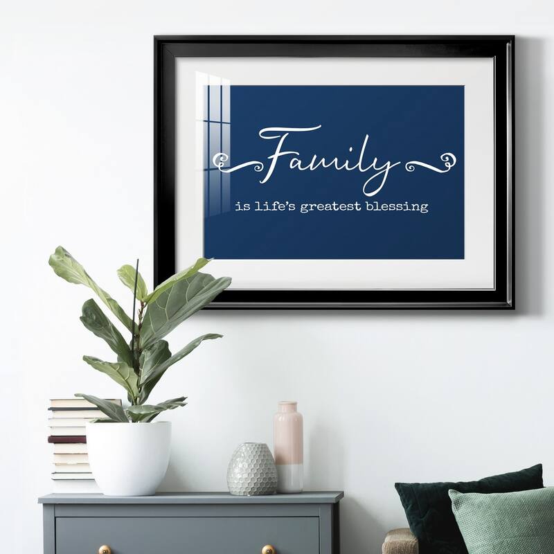 Family Greatest Blessing Premium Framed Print - Ready to Hang
