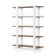 preview thumbnail 5 of 6, Heon Modern Walnut 5-Tier Display Bookshelf by Furniture of America