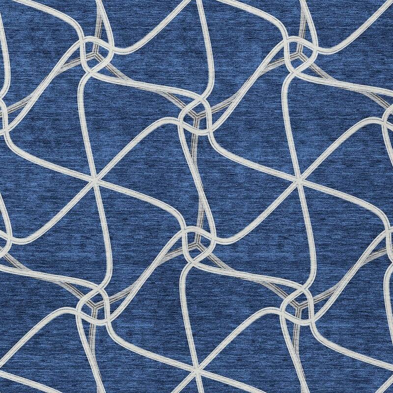 HomeRoots Geometric Contemporary Rectangle Outdoor Rug