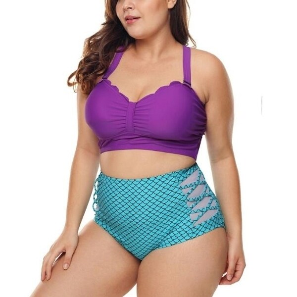 high waisted push up bikini set
