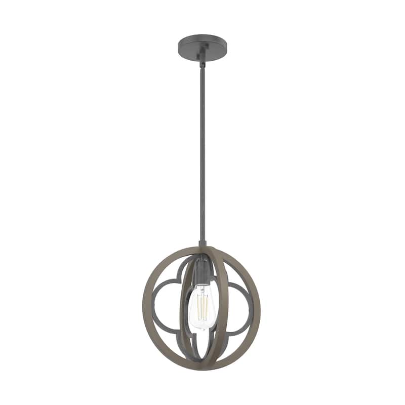 Hunter 12" Gablecrest 1 Light Pendant - Kitchen Island, Dining Room - Modern Farmhouse, French Country, Distressed