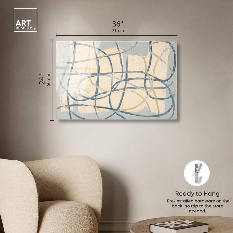 Unbroken Line I Acrylic by Art Remedy, Ready to Hang