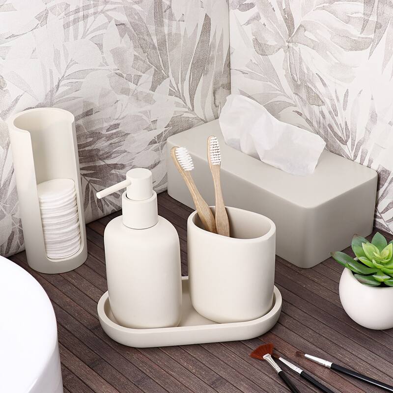 6-Piece Minimalist Bathroom Accessory Set