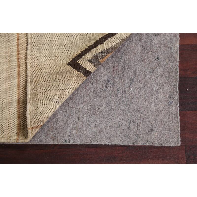 Geometric Tribal Natural Dye Kilim Oriental Area Rug Wool Flat-woven - 5'0" x 6'6"