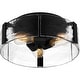 preview thumbnail 4 of 5, Quoizel Flush Mount 3-Light