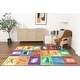 preview thumbnail 4 of 5, Kids Collection School Supplies Educational Area Rug