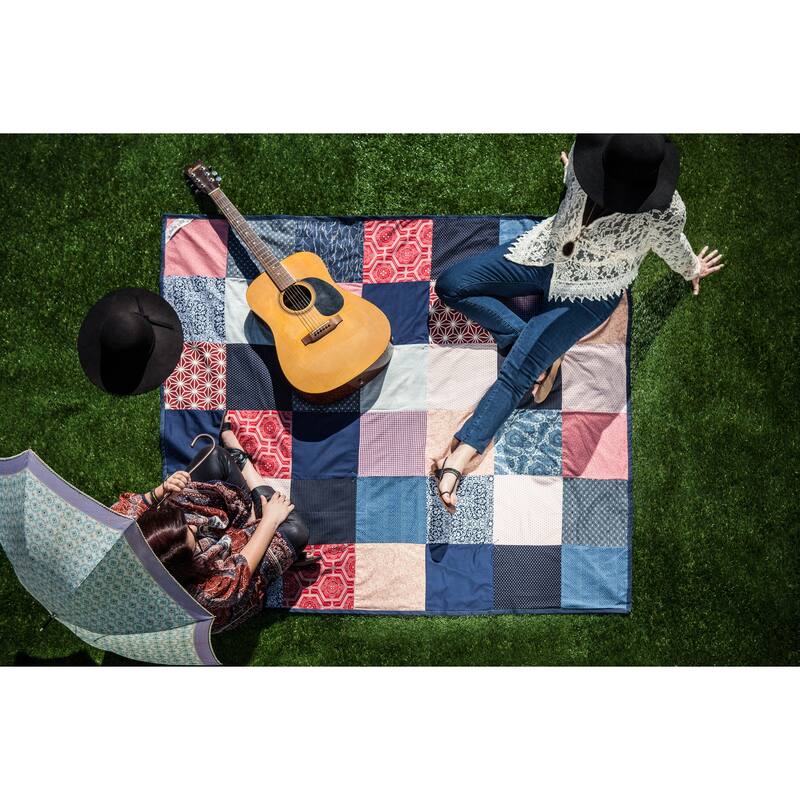 Picnic Time Festival Blanket, (Multicolor Pattern)