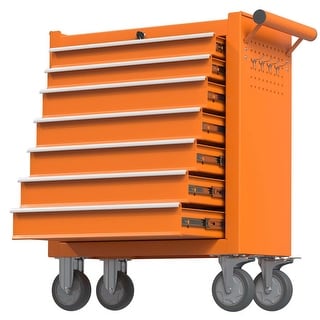 7-Drawer Heavy Duty Rolling Tool Chest Tool Storage Box - N/A