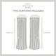 preview thumbnail 12 of 13, ATI Home Alfie Room Darkening Blackout Grommet Top Curtain Panel Pair