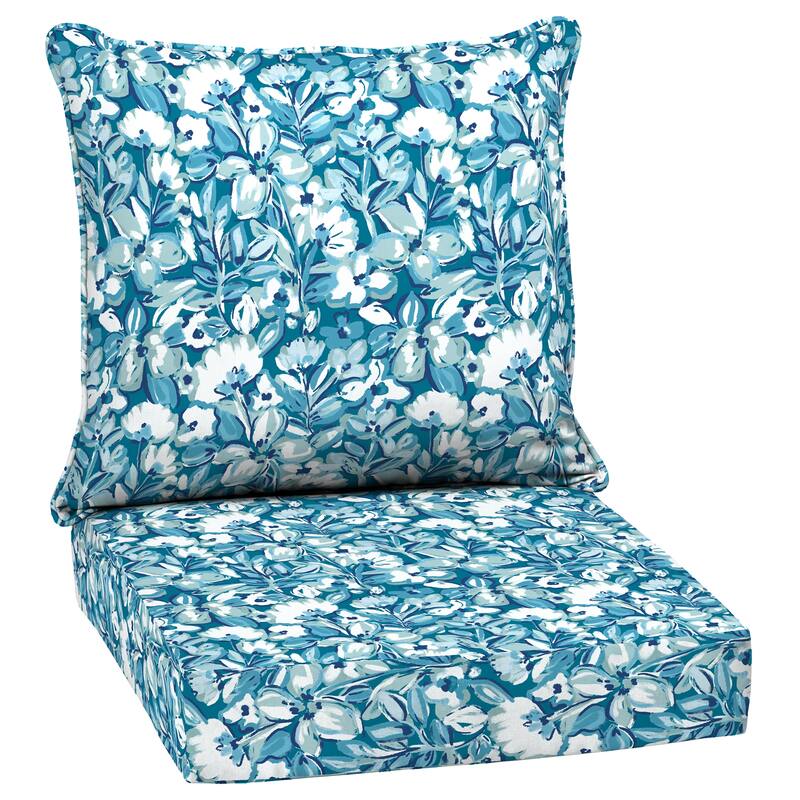 ARDEN Outdoor Deep Seat Cushion Set, 24 in x 24 in - Vita Floral