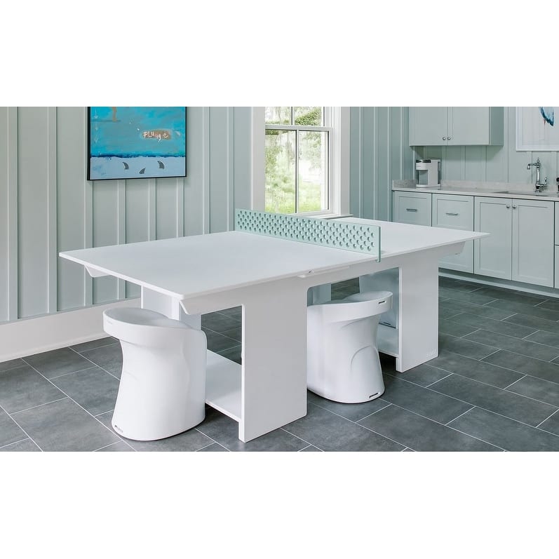 Ledge Lounger In Pool Barstools, Outdoor Patio, 33" Height - Set of 2