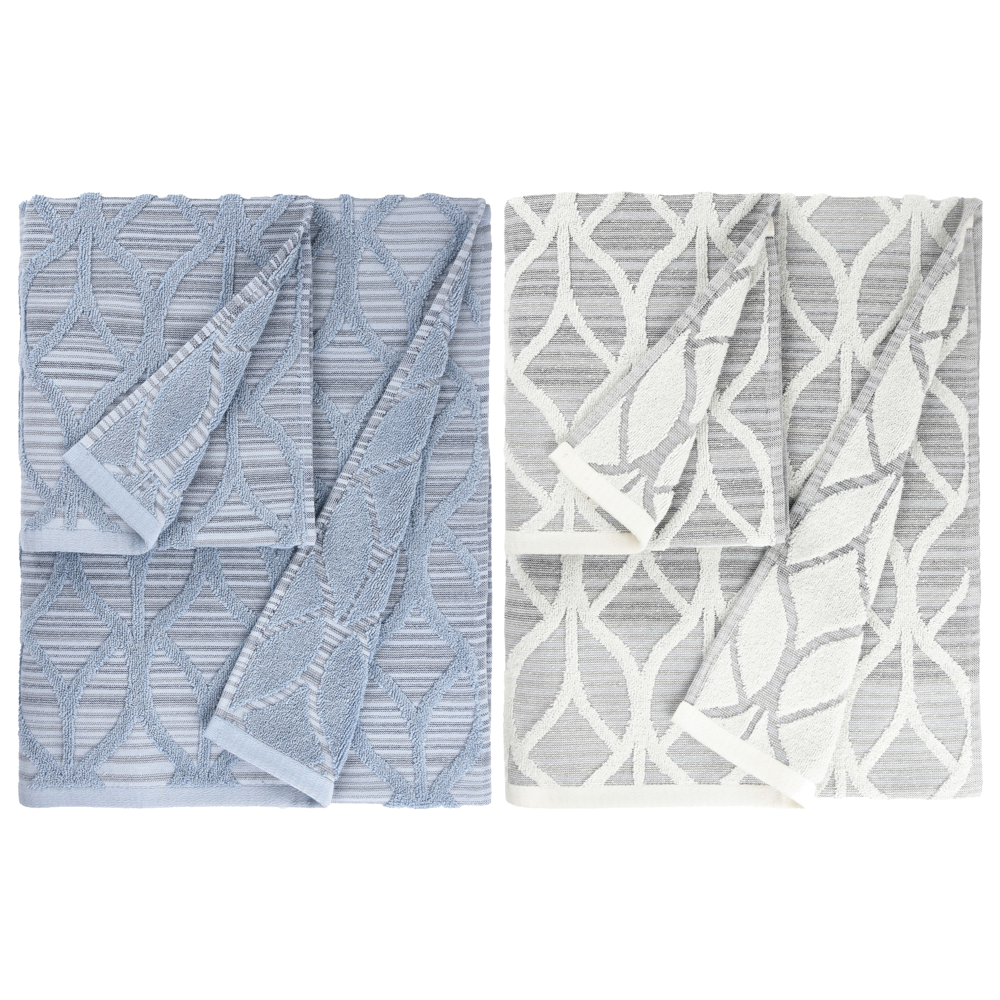 Luxury Alev Jacquard Turkish Cotton Hotel Spa Bath Towel  -image