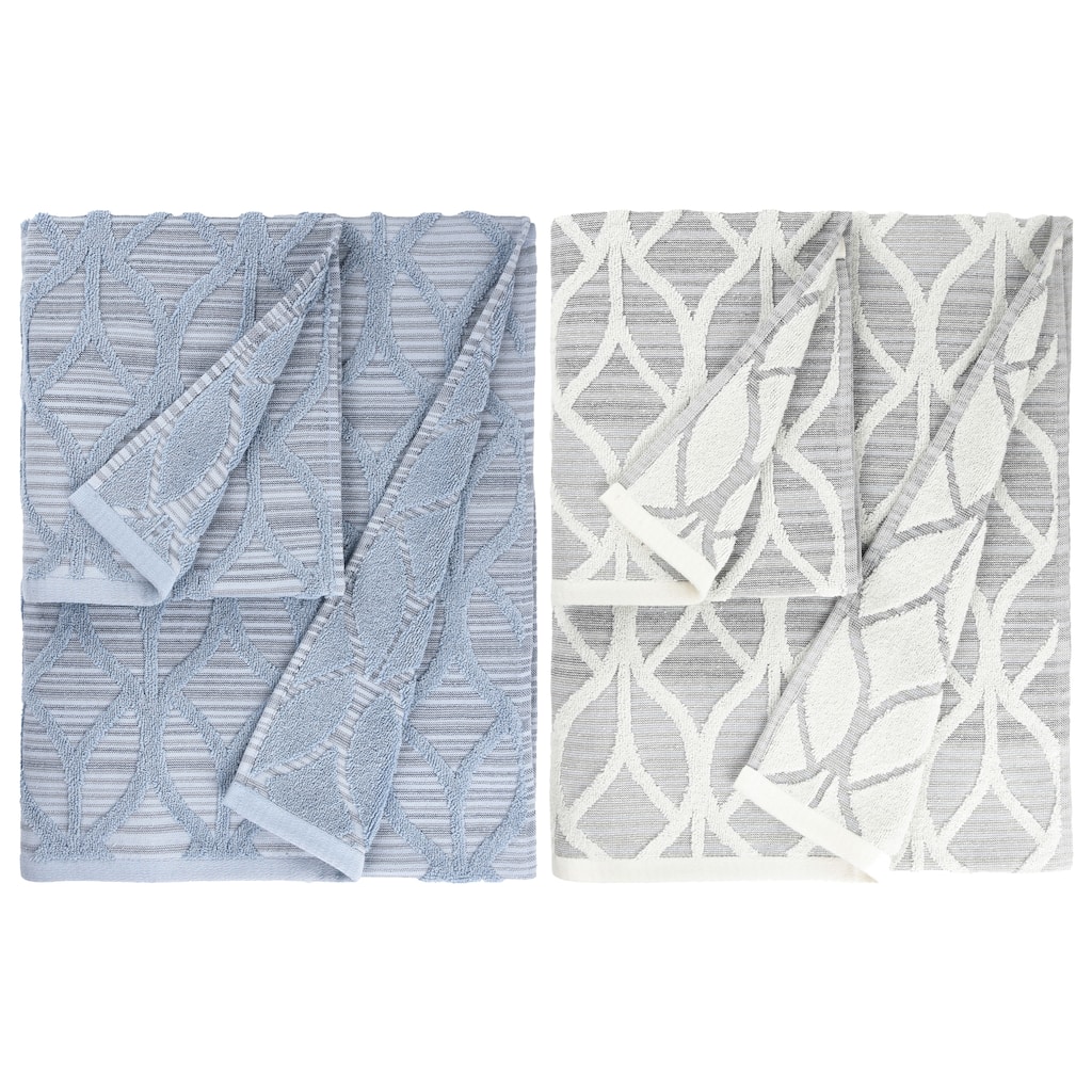 Authentic Hotel and Spa Turkish Cotton Alev Jacquard Bath Towel